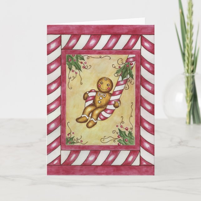Pain d'épices Sucre de canne de Noël Carte (Devant)