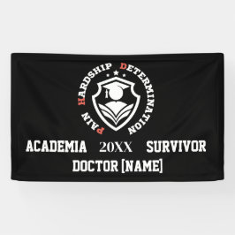 Pain, Hardship, Determination – Funny PhD Quote Banner