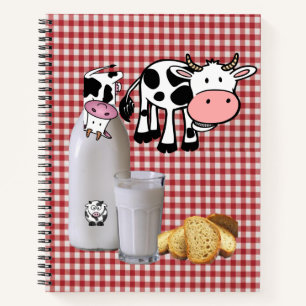 Pain rouge de vache Carnet spirale