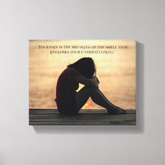 Pain von Kahlil Gibran Leinwanddruck