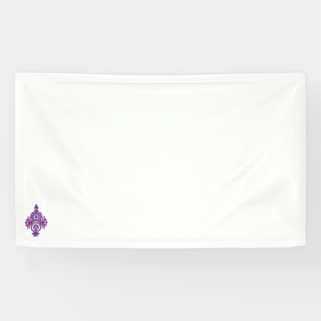 Painstaking Illustration Design Vinyl Banner (Horizontal)