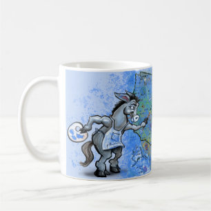 Paint America Democratic Blue Kaffeetasse