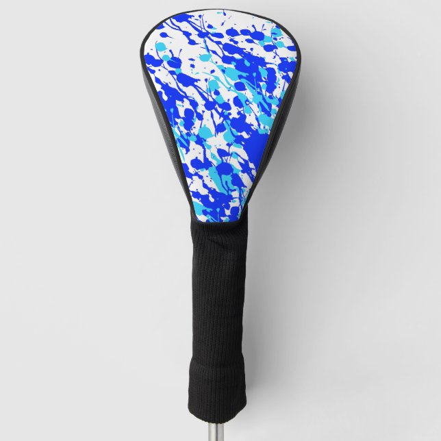 Paint Blue Golf Headcover (Vorderseite)