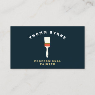 Paint Brush Business Card des Hauses Visitenkarte