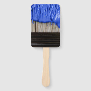 Paint Brush Drilling Blue Paint Fächer