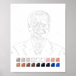 Paint by Numbers: Joe Biden Poster