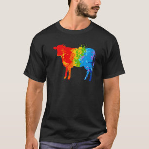 Paint Cow Tropfen Painting Cow Painting Cow T-Shirt