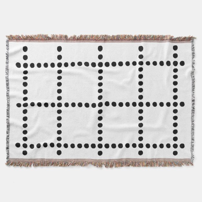 Paint Grid Throw Blanket Decke (Vorderseite)