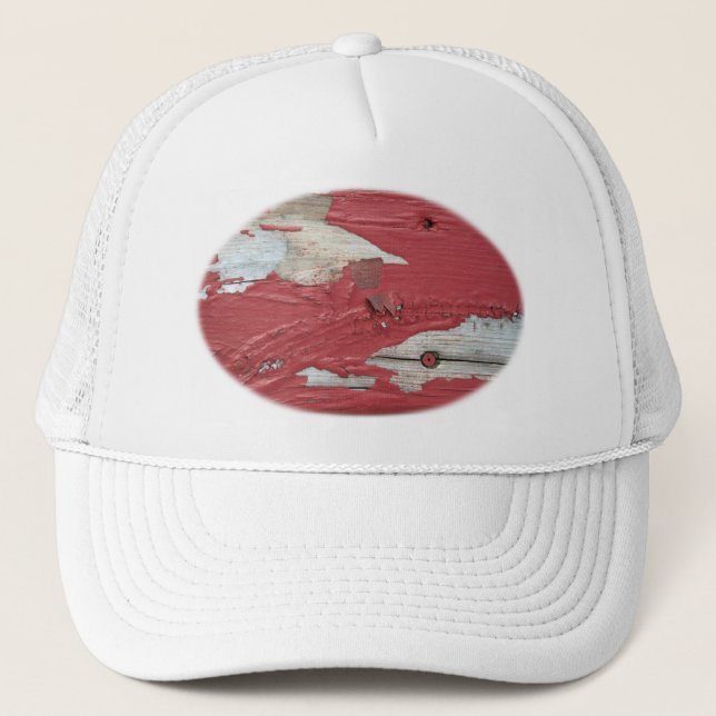 Paint Hat Peeling Truckerkappe (Vorderseite)