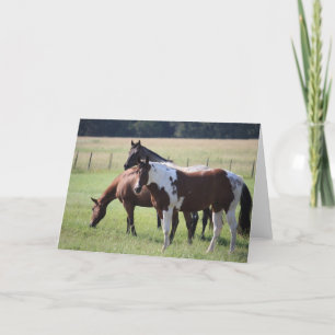 Paint Horse and Friends Karte