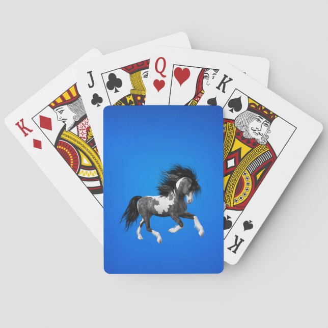 Paint Horse Running Spielkarten (Rückseite)