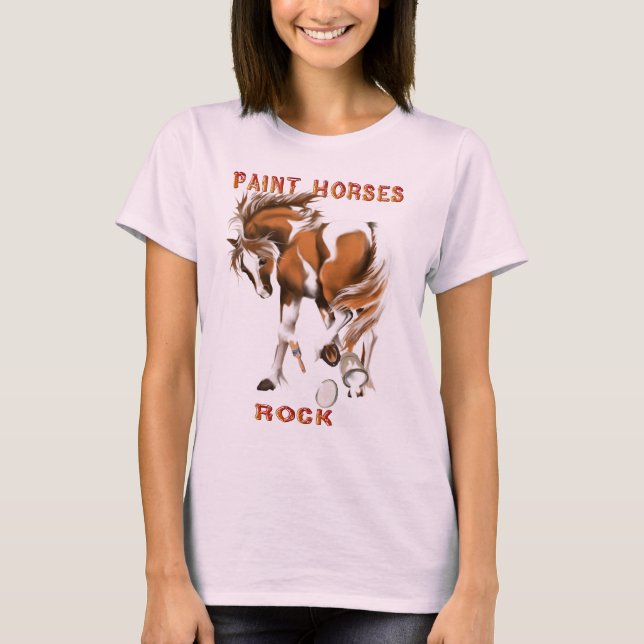 *Paint Horses Rock T-Shirt (Vorderseite)