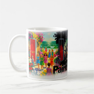 Paint It Black — Du Joie au Deuil Mug Contraste
