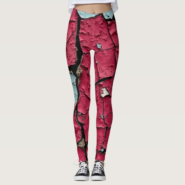 Paint Layers Peeling Leggings (Vorderseite)