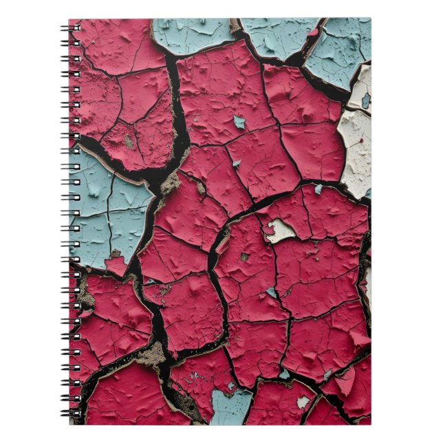 Paint Layers Peeling Notizblock (Vorderseite)