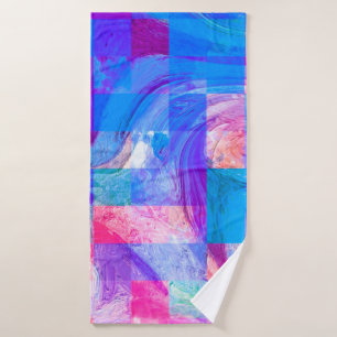 Paint like Graphic Illustration. Das schöne Farbgl Badehandtuch