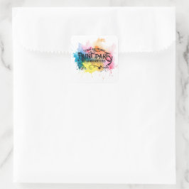 Paint Party Headquarters Stickers