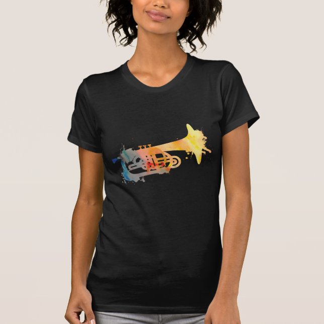 Paint Platsch Mellophone T-Shirt (Vorderseite)