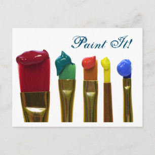 Paint Postkarte