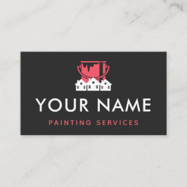 Paint Residential Handyman Painter Minimal Visitenkarte
