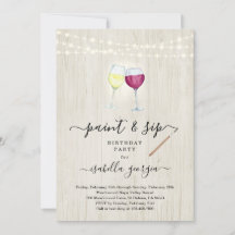 Paint & Sip Geburtstag, Junggesellinnenabschied, B