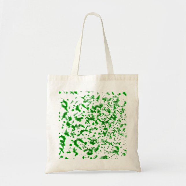 Paint Spatter Green Tragetasche (Vorne)