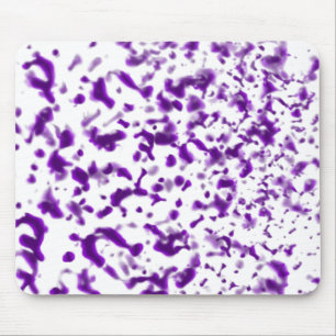 Paint Spatter Lila Mousepad