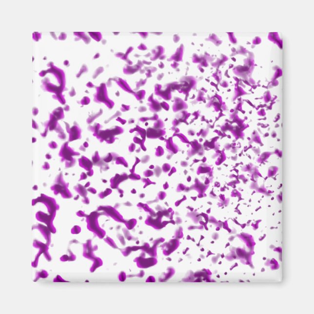 Paint Spatter Pink Magnet (Vorne)