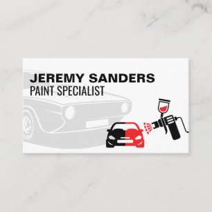 Paint Specialist   Auto Paint Service Visitenkarte
