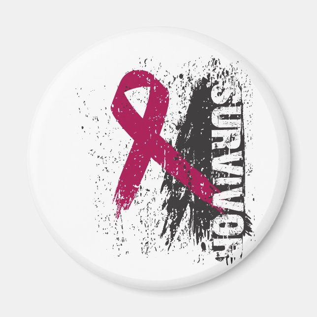 Paint Splash Design - Multiple Myelom Survivor Magnet (Vorne)