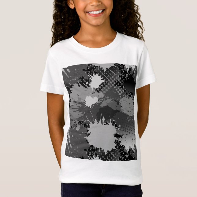 Paint Splash Muster 2 T-Shirt (Vorderseite)