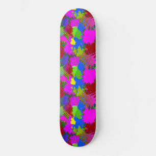 Paint Splash Muster 3 Skateboard