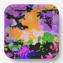 Paint Splash Spritzer Druckplatte