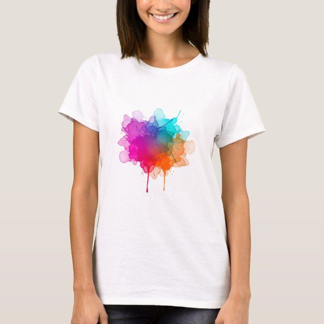 Paint Splash T - Shirt - Bold Artistic Expression (Vorderseite)