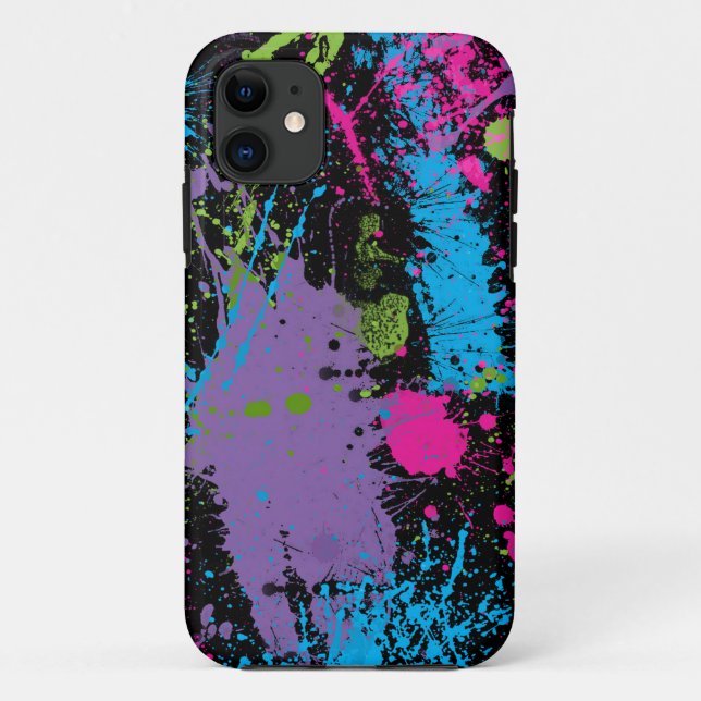 Paint Splater Case-Mate iPhone Hülle (Rückseite)