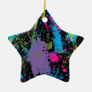 Paint Splater Keramikornament