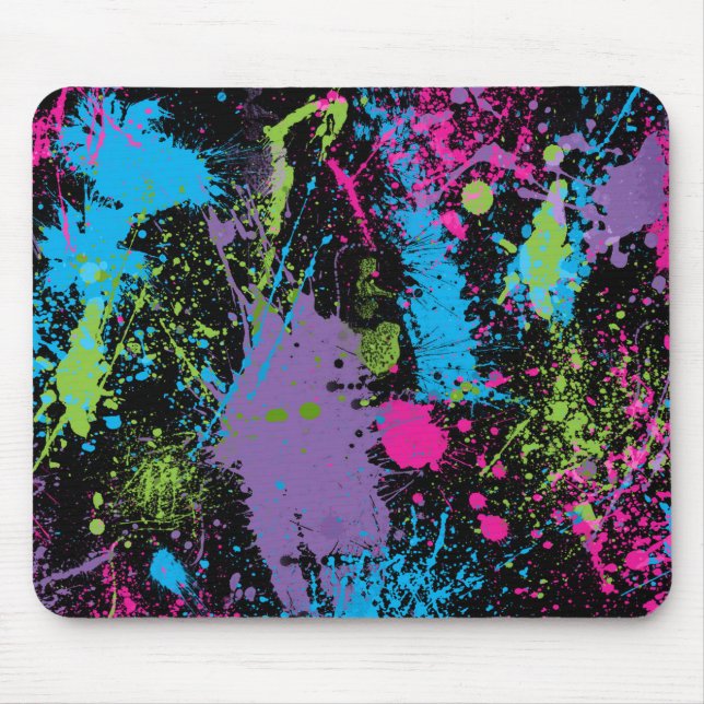 Paint Splater Mousepad (Vorne)