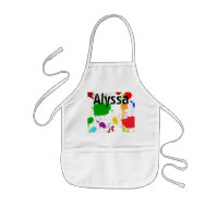 Paint Splats Personalisiert Kid's Schürze