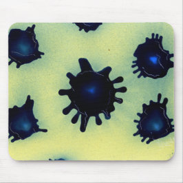 Paint Splatter in Blue Mousepad