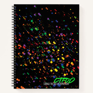 Paint Splatter Journal - Édition de nuit CTFOD