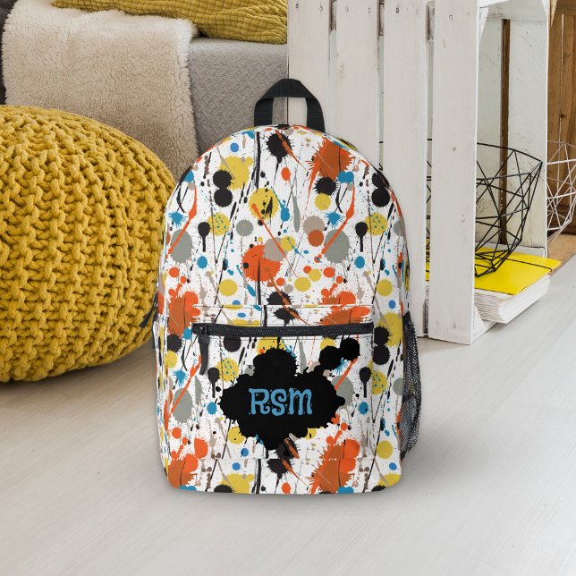 Paint Spritzer Bedruckter Rucksack (Von Creator hochgeladen)