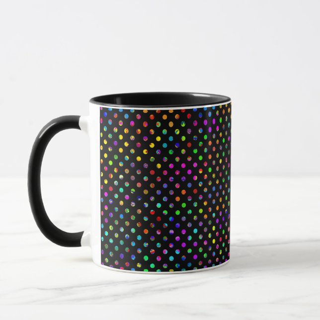 Paint Spritzer Dots Tasse (Links)