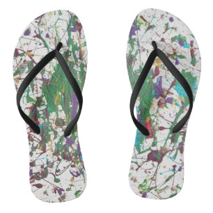 Paint Spritzer Fun in der Sonne Flip Flops