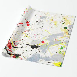Paint Spritzer Geschenkpapier