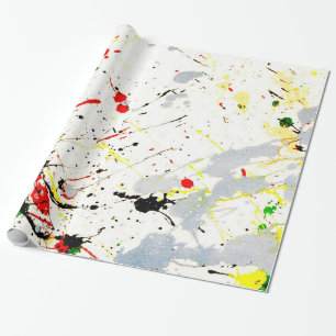 Paint Spritzer Geschenkpapier