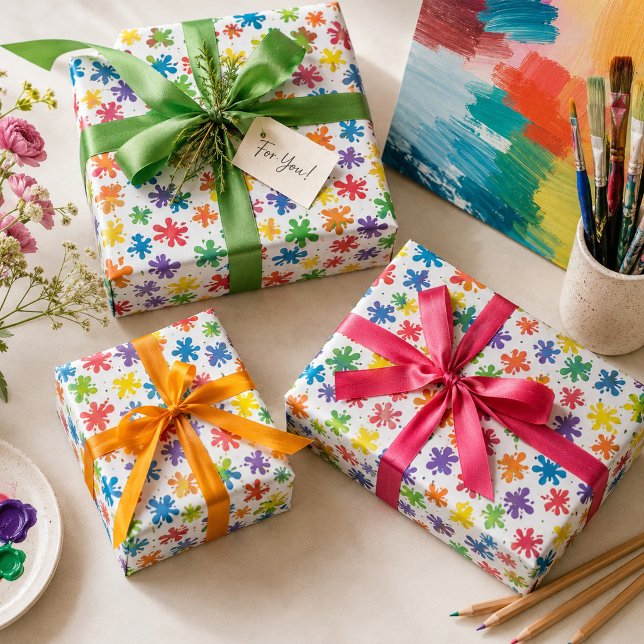 Paint Spritzer Geschenkpapier (Von Creator hochgeladen)