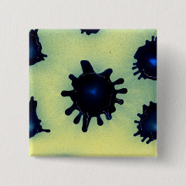 Paint-Spritzer in Blau Button