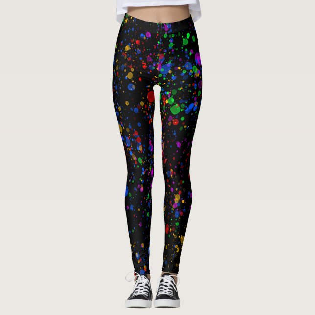 Paint-Spritzer Leggings (Vorderseite)