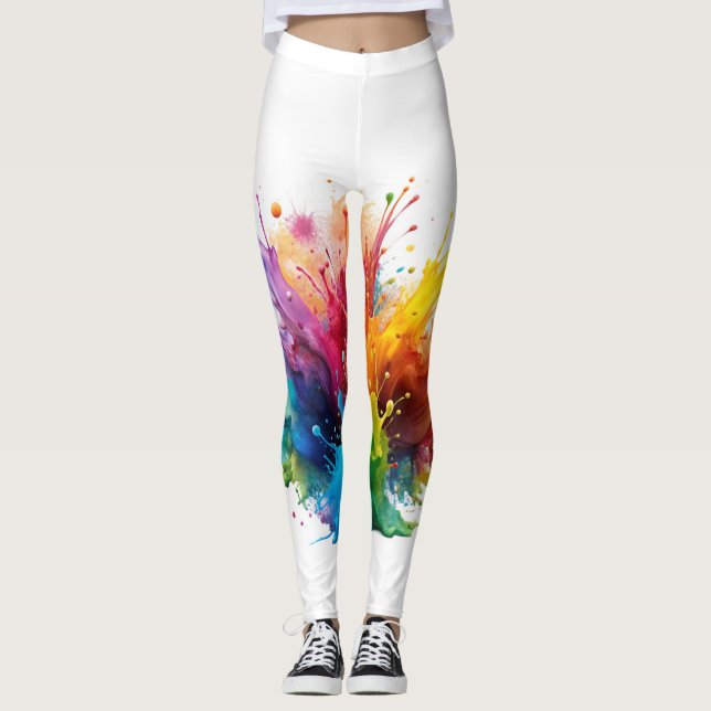 Paint Spritzer Leggings (Vorderseite)