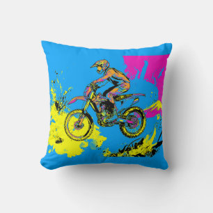 Paint Spritzer - Motocross Rider Kissen